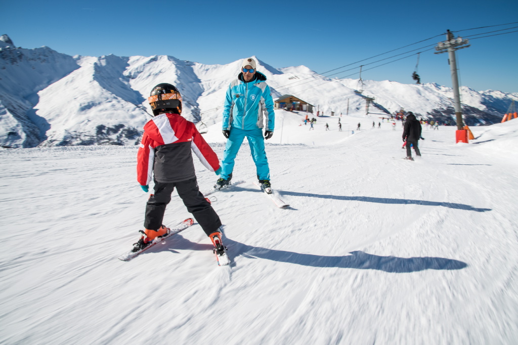 apprendre à faire du ski aux enfants
