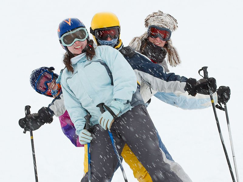 S’amuser en colonie de vacances pendant l’hiver